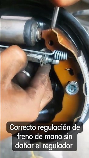 adjust VW rear brakes