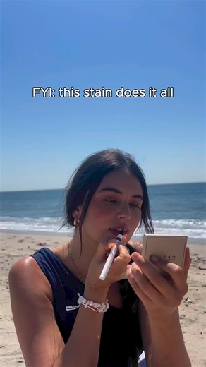 1.9K views | Line, fill, blush -- Calligraphy Lip Stain does it all  #Stila #Lipstain #LipLiner | stila cosmetics | Facebook