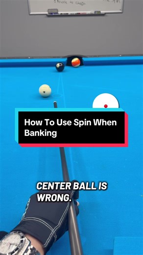 How To Use Spin When Banking😁🎱#billiards #hanoi #bida #billiardsindonasia #pinoysports
