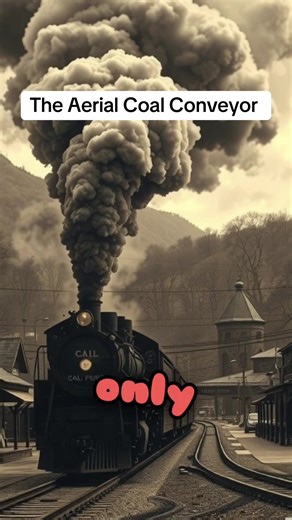 The Aerial Coal Conveyor Coal Mining History Coal Country Appalachia Mining coal Blue collar life Coal Miner Mining equipment #BehindTheCoalLine #CoalMiningHistory #MiningCoal #coalminer #miningequipment