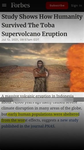 Toba Jwalamukhi 😱बस कुछ लोग ही बचे! #shortsfeed #shorts #history #shortvideo