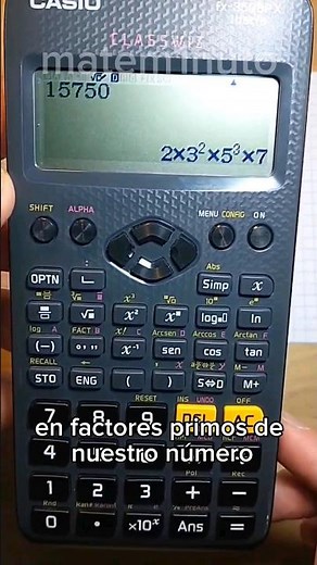 PRIME FACTORING WITH THE CALCULATOR #tips #tutorial