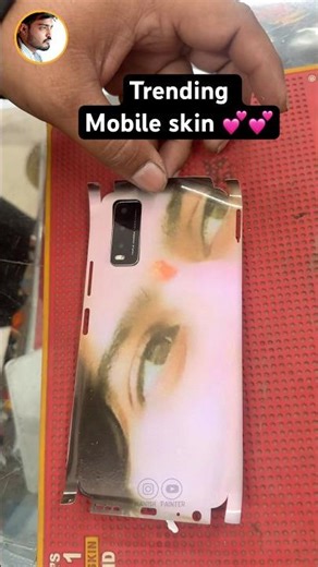 Trending Mobile Skin 💕💕 #shorts #trendingshorts #mobileskin #mobilelamination