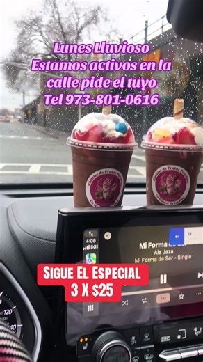 Dale sabor y placer a tu paladar con los manjares de los dioses, pide el tuyo que yo te lo llevo#patersonnj #dominicanrepublic #comida #fresasconcrema #lunes