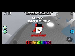 How to find Snowman and Reindeer Jellybean in Find the Jellybeans | Roblox