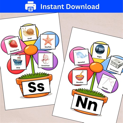 Alphabet Matching Game Printable ABC Letter Recognition Activity Toddler Preschool Learning Cards Homeschooling & Classroom Material - Etsy