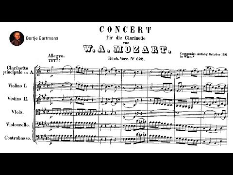 Mozart - Clarinet Concerto, K. 622 (1791) {Harmen de Boer}