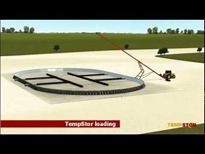 TEMPORARY STORAGE ASSEMBLY - Modular Grain Storage System