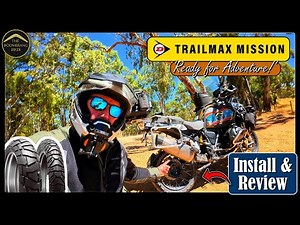 Dunlop Trailmax Mission - Install Test and Review - BMW GS Adventure