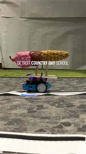 2.2K views · 46 reactions | What happens when papier-mâché and engineering collide? The DCDS Robot Parade! The Lower School combined visual arts and STEAM by creating a Robot Parade where third graders designed holiday floats inspired by Balloons Over Broadway and The Wild Robot, then coded robots to parade them through the hallways. | Detroit Country Day School | Facebook