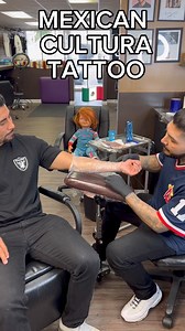 Mexican Culture Tattoo 🇲🇽 Done here at #PachucoTattoo in Orange #Tattoo #TattooArtist #Reels #TattooVideos #tattooideas #chicano #chicanotattoo #mexican #mexicantattoo #tattooideasformen | Herchell L Carrasco