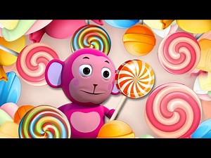Lollipops, Cake Pops - Candy Song | All Babies Channel 3D Kids Songs on HooplaKidz - Videos For Kids