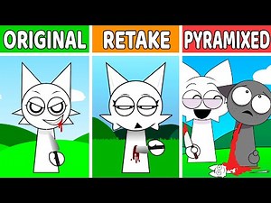 Best Reaction Sprunki - Sprunki Original Vs Retake Vs Pyramixed (NEW UPDATE)