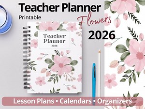 2026 Teacher Planner | Printable Teacher Planner | Academic Agenda | Lesson Planner | Classroom Organizer | in English - Etsy Australia
