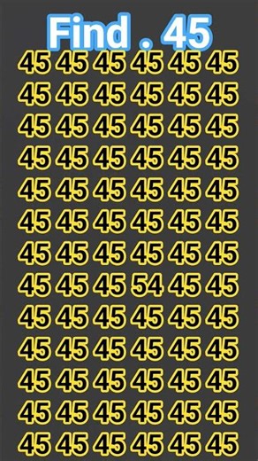 Find the number of 54# Eyes test 🕵️🕵️#