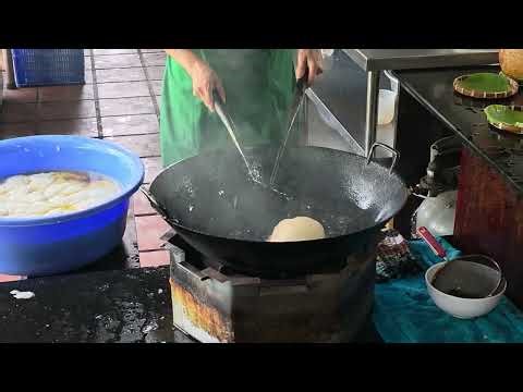 Lunch being prepared in Vietnam.