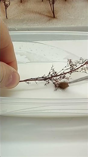 How to make trees for diorama