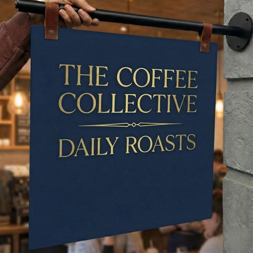 Outdoor Hanging Blade Business Sign | Metal Hanging Storefront Logo Signage - Etsy