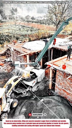 Concrete Pump Machine Innovative Tool For Elevated Slab Casting