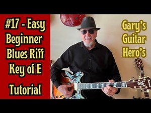 #17 - Easy Beginner Blues Riff #17 in the Key of E - Electric Guitar Lesson