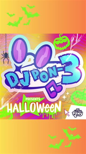 DJ Pon-3 is back with spooky remixes of My Little Pony favourite songs! Listen to ‘DJ Pony-3 Presents: Halloween’ now anywhere you get your music! 🎃👻🦄 #djpon3 #djpon3halloween #djpon3music #mlpmusic #mlphalloween #mlpremixes #mylittlepony