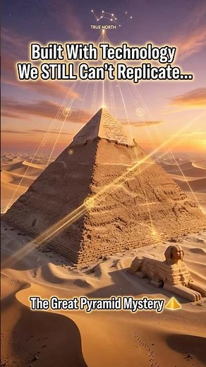 Built With Technology We STILL Can’t Replicate… The Great Pyramid of Giza 🏛️
