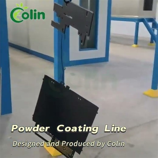 Automatic powder coating line #powder coating#automatic #robot #machine #factory