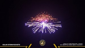 Solar Storm Rockets | Rocket Pack | Zeus Firework - Available from Dynamic Fireworks