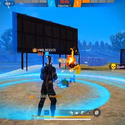 1v4 Squad Wipe! 🥶 Can I survive? #freefire #shorts #1vs4
