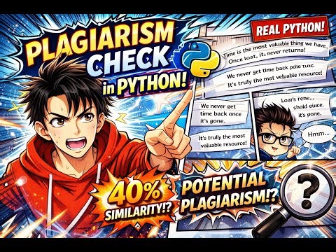 Plagiarism Detection Using Python 🐍 | Real Logic Explained