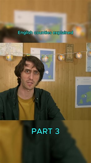 English counties explained #fyp #viral #yorkshire #map