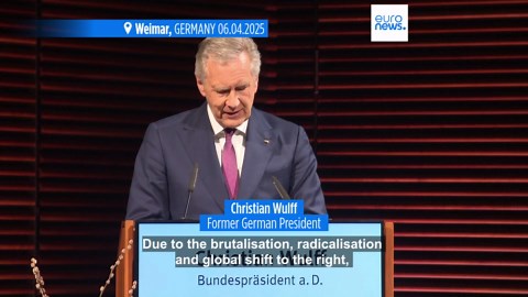 Ceremony commemorates 80th anniversary of Buchenwald camp liberation