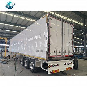 [Hot Item] Refrigerated Van Semi Trailer with Reefer Unit 3 Axles Reefer Dry Van Truck Trailer Specs