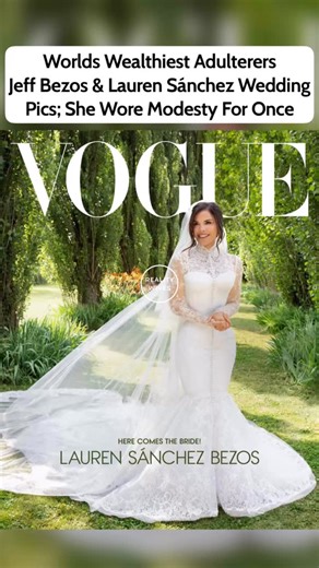 The wedding which Amazon Prime members paid for. The newlyweds … Mr & the second Mrs Bezos. | Reality Wives