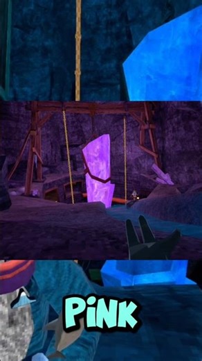 Why did the Caves Crystal CHANGE COLOR?! #gorillatag #fyp #shorts