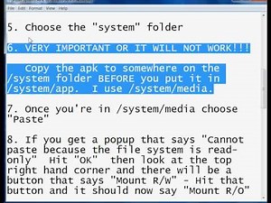 How to Push Apk's to the /system/app Folder Using Root Explorer - Android