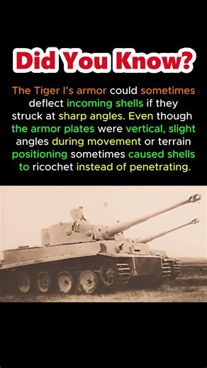 Shells That Ricocheted off Tiger Armor #TigerI #WW2Facts #TankDesign