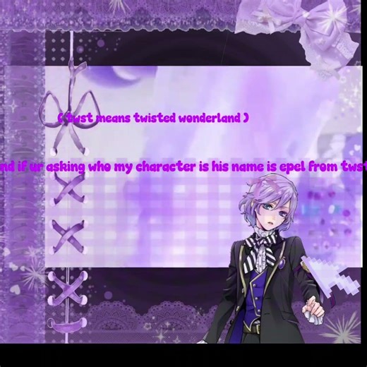 My first rant! #twstedit #twst #epel #epelfelmier #pomefiore #rant #purple #layout #cute