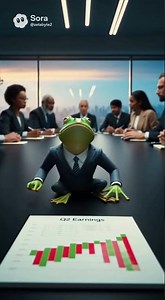 Frog CEO Meltdown 🐸📊💼 Quarterly Croak Report #animation #funny #ai