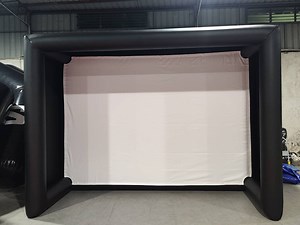 [Hot Item] Inflatable Car Garage Golf Simulator Projection Impact Hitting Screen
