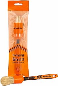 Maxshine Large #14 Universal Detailing Brush – Classic Boar’s Hair Bristles, Soft & Durable – Professional Brush for Interior, Exterior, Leather Seats, Engine Bay & Wheels