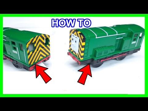 Custom Trackmaster How to Green Diesel RC Timothy Blue Henry