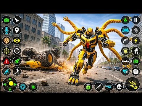 Futuristic Robot Transformers: Robot Multiple Transform Game 2026 - Android Gameplay