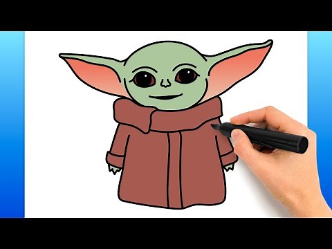 How To Draw Baby Yoda (Easy Drawing Tutorial)