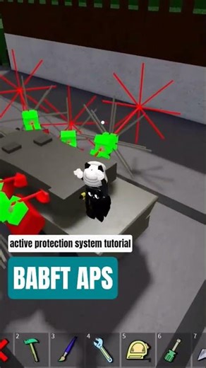 BABFT APS (DAGGER APS) tutorial in channel. #babft #roblox #military