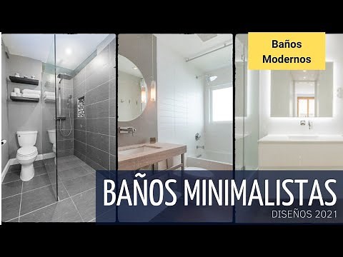 Baños Minimalistas 2023 - Estilo de Baños Modernos 2023
