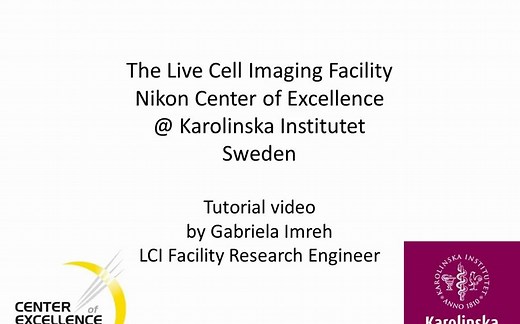 Nikon NIS Elements for confocal microscopy 基础软件操作