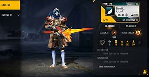 B2K’s Free Fire ID, stats, K/D ratio, guild, monthly income, and channel rank in 2022