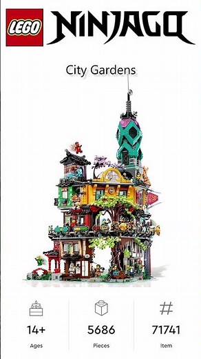 PREVIEW: LEGO NINJAGO, City Gardens, Set 71741, LEGO 2023