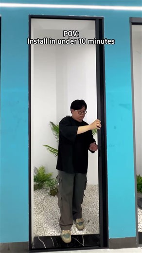 Super easy! Full pleated screen door installation guide!